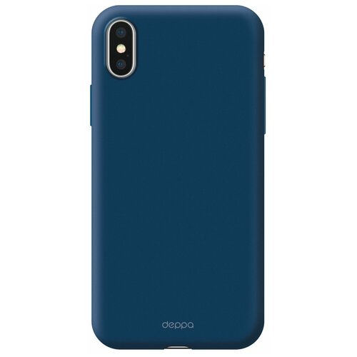 фото Чехол-накладка deppa air case для apple iphone xs max синий