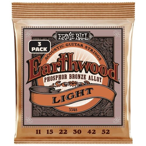 Струны для акустической гитары Ernie Ball 3548 ernie ball 12 54 earthwood 3003 3 sets