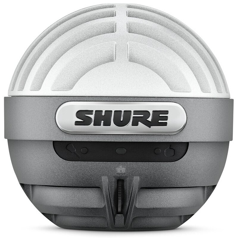 Микрофон SHURE , конденсаторный, серебристый () - фото №3