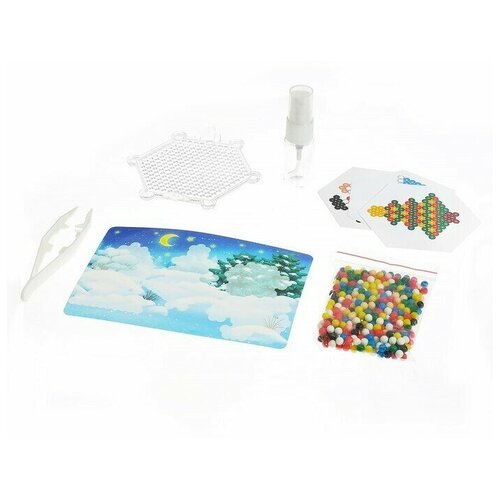 Аквамозаика с декорациями Дед Мороз и Снегурочка в пакете 708₽