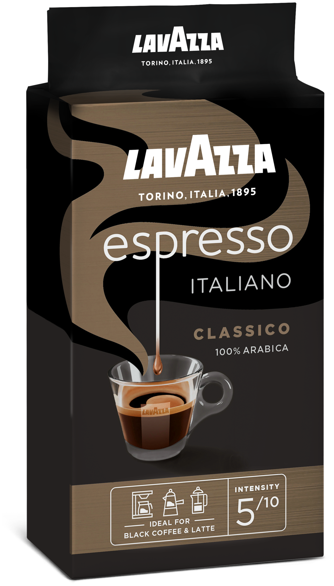 Кофе молотый Lavazza Espresso Italiano Classico вакуумная упаковка