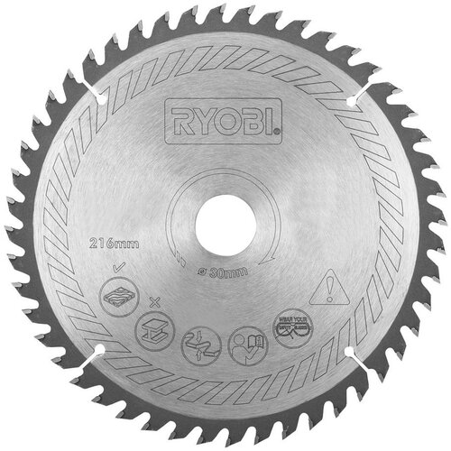 Диск пильный по дереву SB216T48A1 (216х30 мм; 48Z) Ryobi 5132002620 15737494