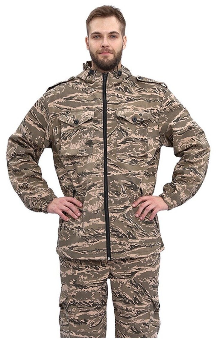 Костюм "турист 2" куртка/брюки цвет: кмф "Легион серый", ткань: Твил Пич, 44-46, 182-188