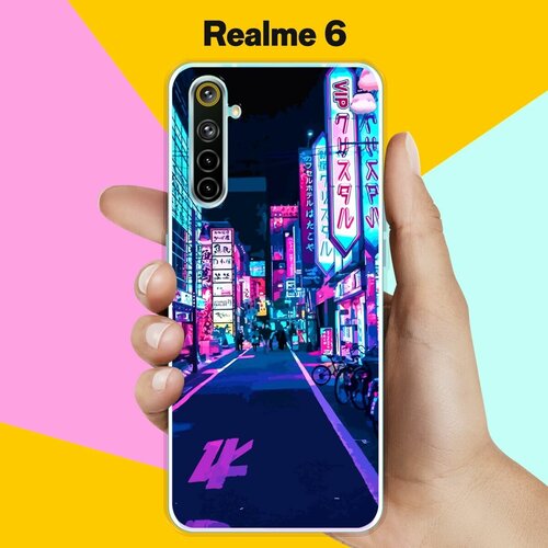 Силиконовый чехол на realme 6 Пейзаж 20 / для Реалми 6 силиконовый чехол на realme 6 набор 20 для реалми 6