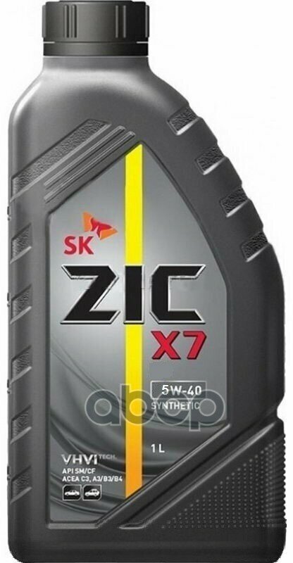 Zic Масло Моторное Zic X7 5W-40 Синтетическое 1 Л 132662