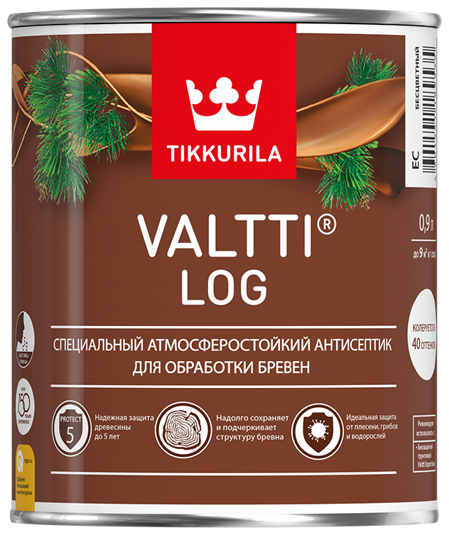 Биоцидная пропитка Tikkurila Valtti Log