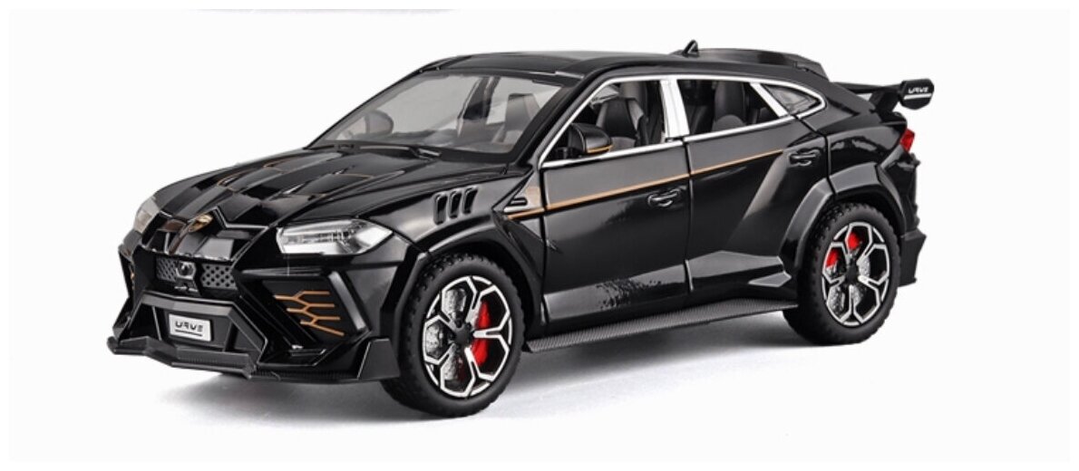 Коллекционная масштабная модель Lamborghini Urus 1:24 NEW (Дым, металл, свет, звук)