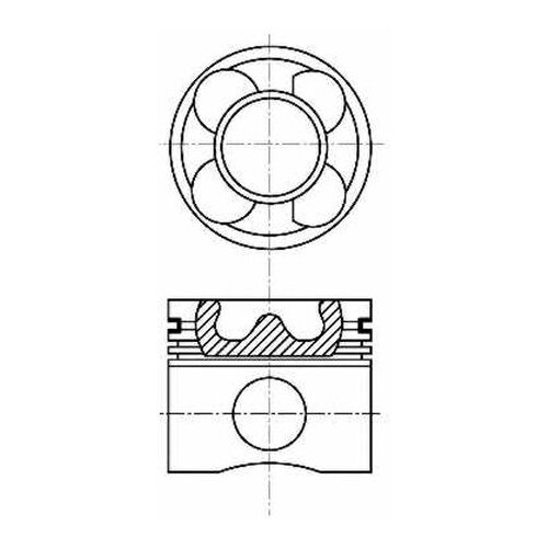 Поршень Nural 87-127407-00