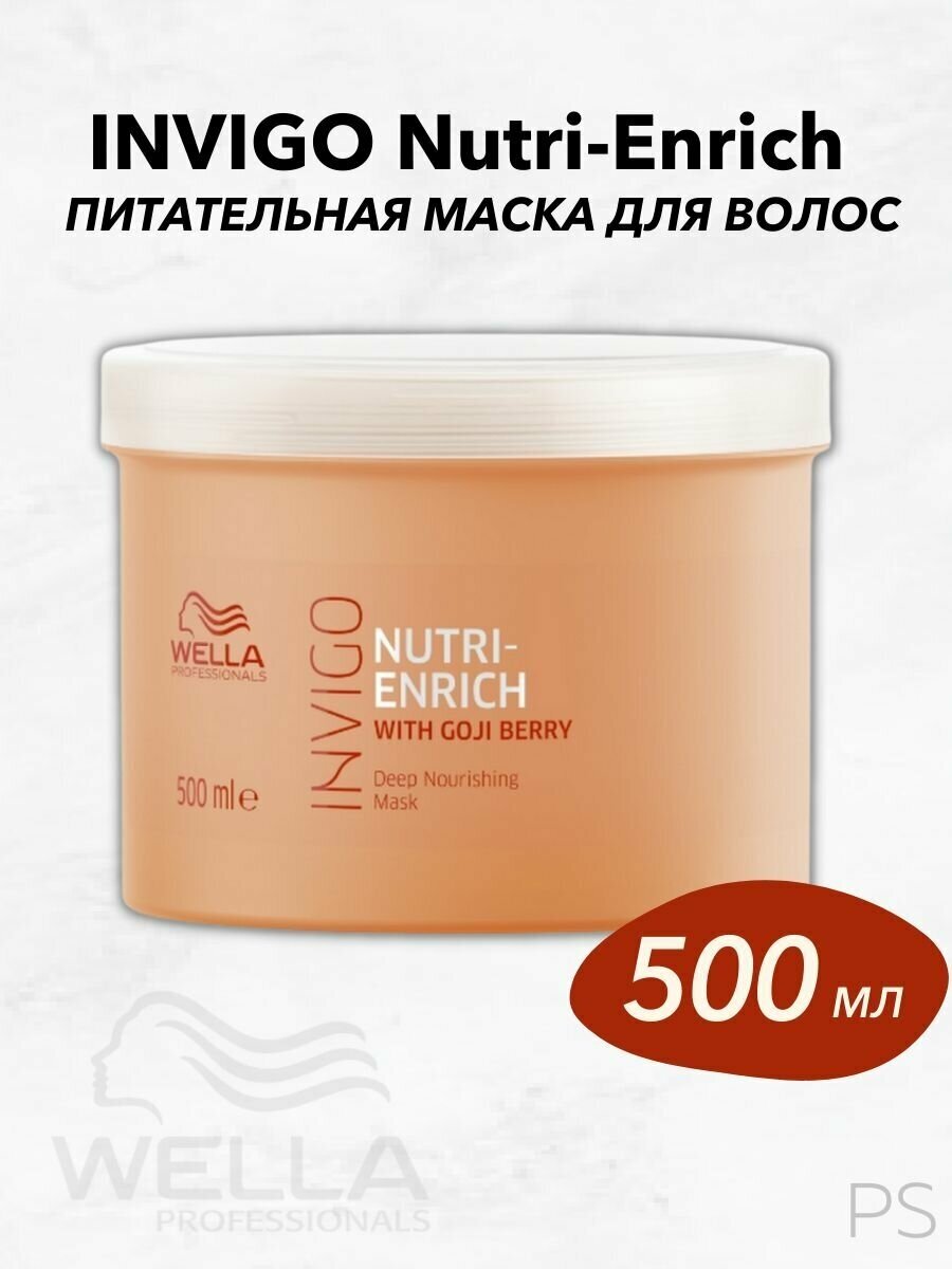 Wella Professionals Ультрапитательная маска INVIGO Nutri-Enrich Deep Nourishing Mask 500мл