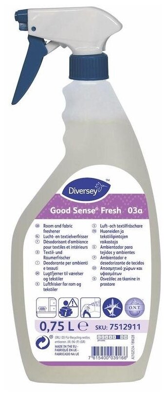 Промышленная химия Diversey Good Sense Fresh, 750мл, освежитель воздуха