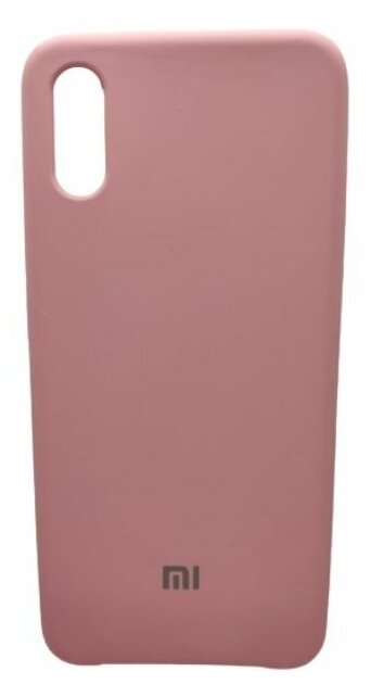 Чехол Silicone Cover Xiaomi Redmi 9A (светло-розовый)