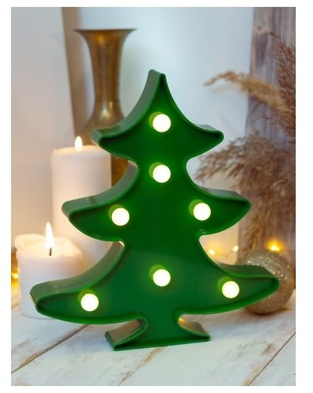 Настольная лампа Ritter LED Christmas Tree 2хАА, теплый свет