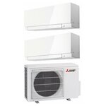 Мультисплит-система Mitsubishi Electric 2 x MSZ-EF22VGKW / MXZ-2F33VF - изображение