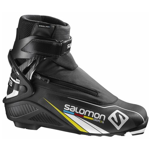 фото Лыжные ботинки salomon equipe 8 skate prolink, черный