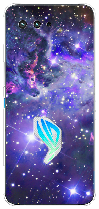 Силиконовый чехол на Asus ROG Phone 5S / Асус Рог Фон 5S Яркая галактика