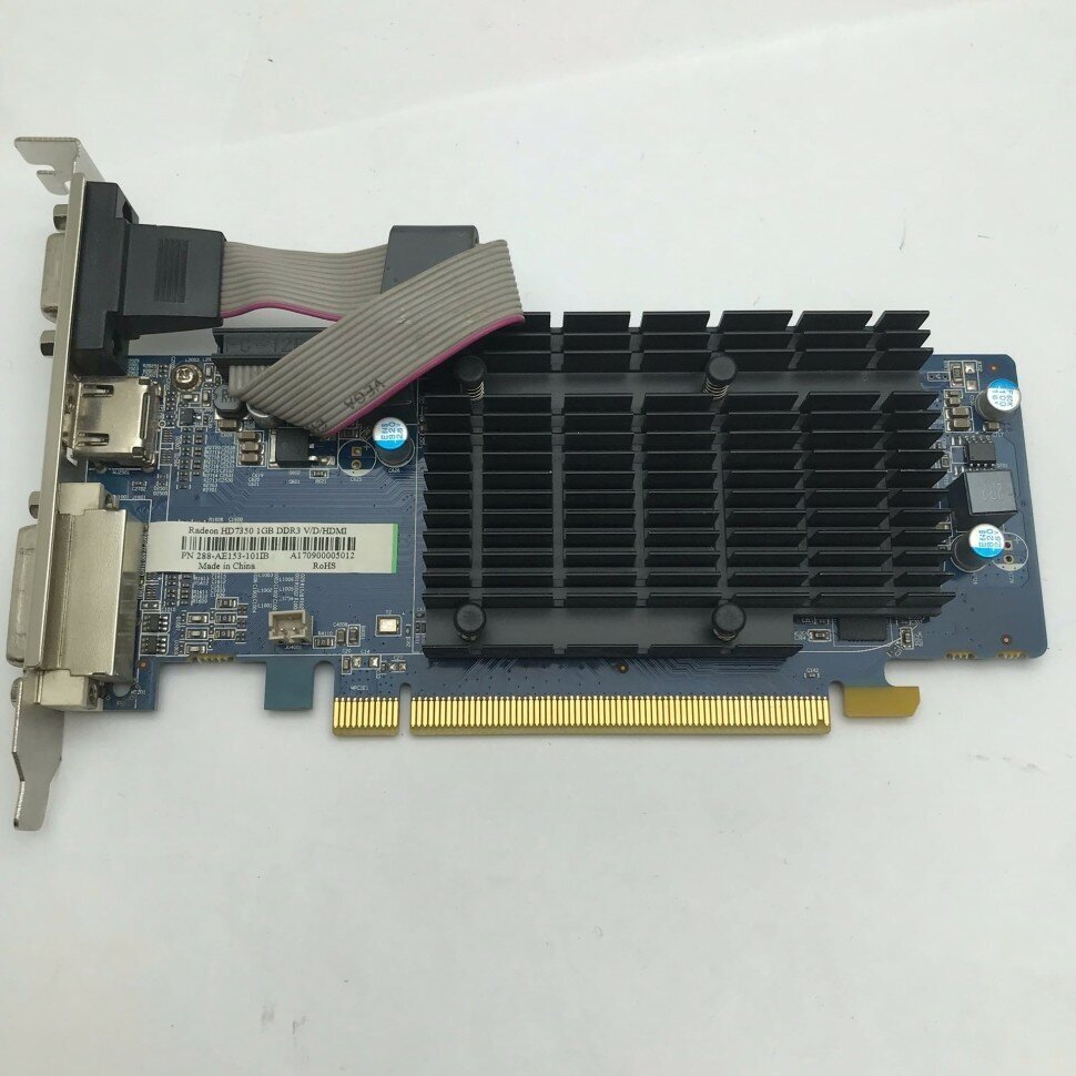 Видеокарта AMD radeon HD 7350 PCI-E 1Gb DDR3 V-D-HDMI