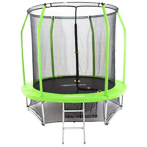 фото Каркасный батут domsen fitness gravity max 10ft 205х305х246 см green