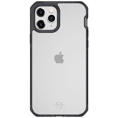 фото Чехол-накладка itskins hybrid clear для apple iphone 12/12 pro (6.1) черный/прозрачный