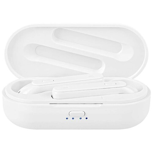 наушники беспроводные hoco ew11 melody true wireless bt headset bluetooth 300 мач черные Наушники True Wireless Rombica Mysound Spirit White