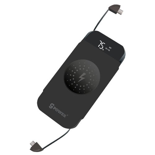 Внешний аккумулятор CaseGuru Power Bank CGPower 8000mAh Black 104634 256000₽