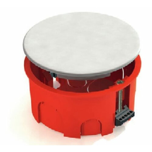 Коробка распред. С/У D80х40мм для Г/К пласт. лапки GREENEL