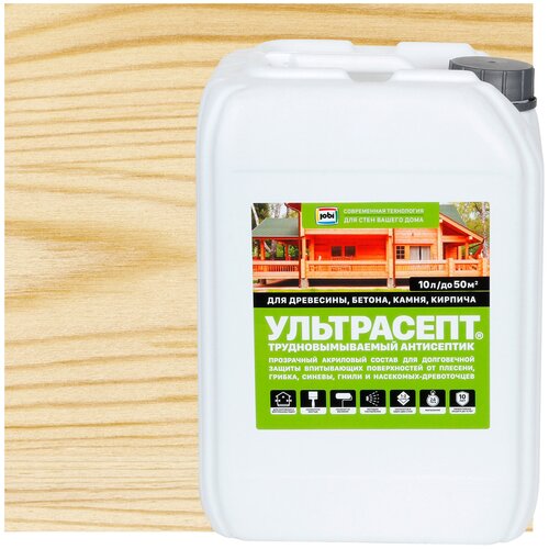 Антисептик Jobi Ультрасепт для дерева и камня 10 л 4953₽