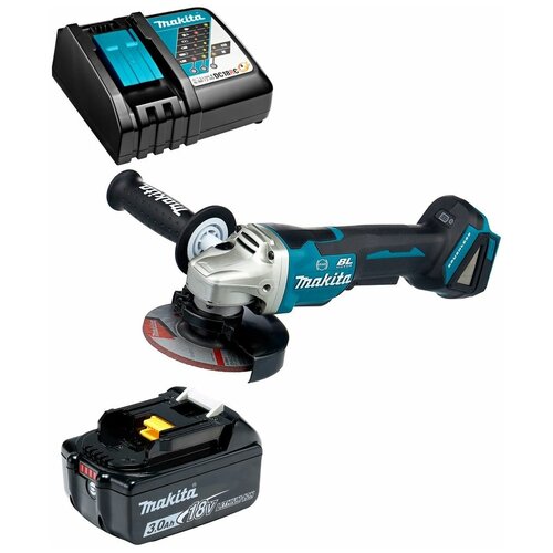 Шлифмашина угловая аккумуляторная 18В LXT 125мм Li-Ion 1x3Ач Makita DGA508RF 47564₽
