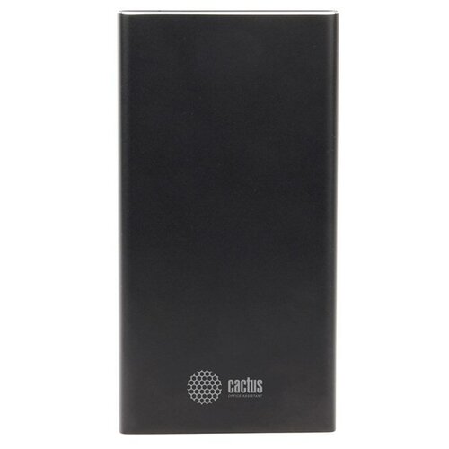 Портативный аккумулятор cactus CS-PBFSJT-10000 10000 mAh, черный, упаковка: коробка мобильный аккумулятор buro t4 10000 b li pol 10000mah 2a 1a черный 2xusb