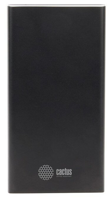 Мобильный аккумулятор Cactus CS-PBFSJT-10000 Li-Pol 10000mAh 2.1A 2.1A черный 2xUSB