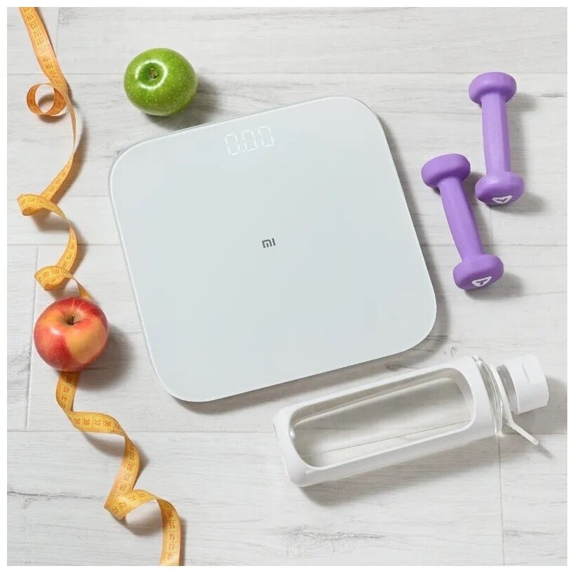 Напольные весы XIAOMI Mi Smart Scale 2, до 150кг, цвет: белый [nun4056gl] - фото №19