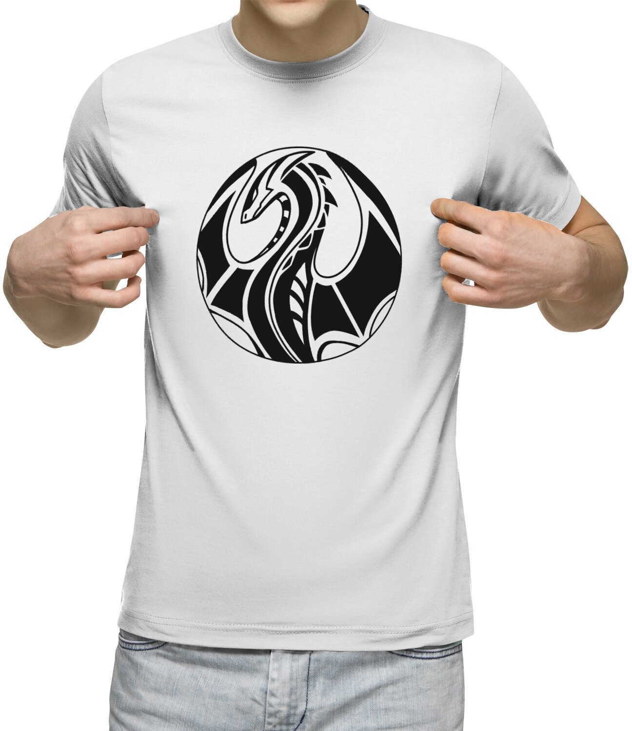Мужская футболка «дракон» (S 