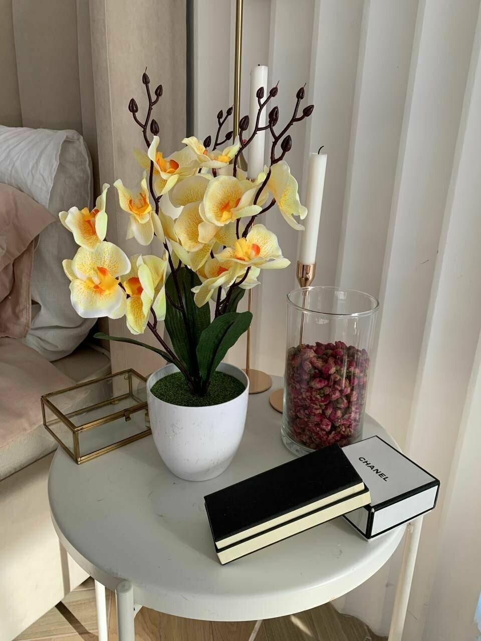 Искусственное растение GoldenGarden Орхидея фаленопсис для декора дома