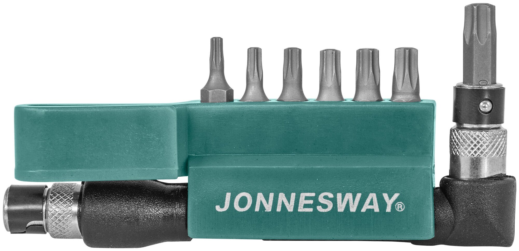 Отвертка с битами TORX 1/4DR 8 предметов JONNESWAY S08H2ST8S