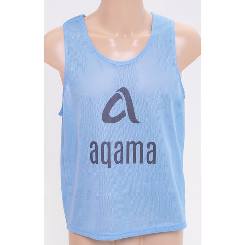 манишка сетчатая training bib зеленый Aqama Манишка TRAINING BIB BIG LOGO, голубой, Senior, 5 шт.