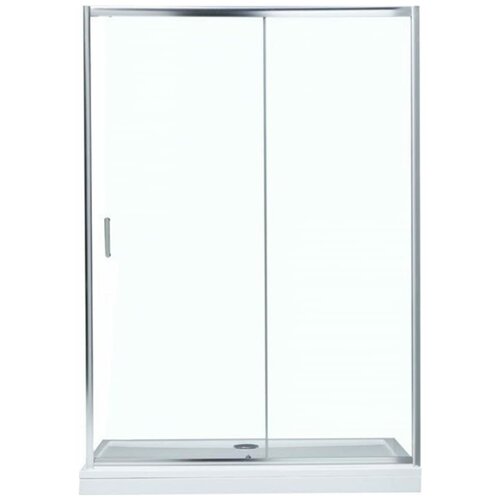 Душевая дверь Aquanet SD-1400A 140, прозрачное стекло душевая дверь aquanet sd 1200a 120 209406 профиль хром стекло прозрачное