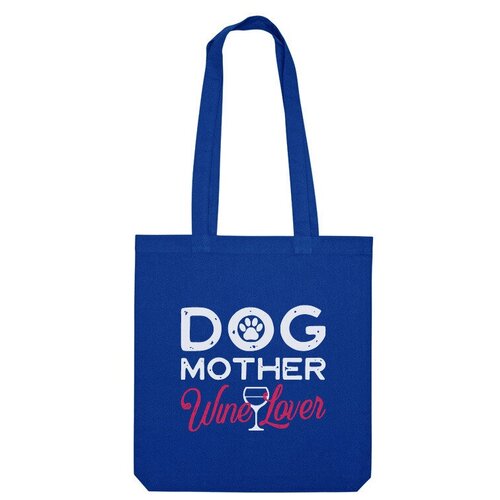 Сумка шоппер Us Basic, синий wiener dog print cotton t shirt for women dachshund lover dog lover graphic tees hipster tumblr cozy tops