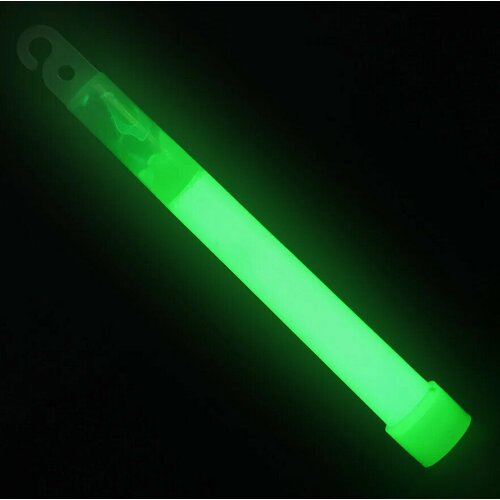 Химический источник света зеленый набор 10 штук, светящиеся палочки