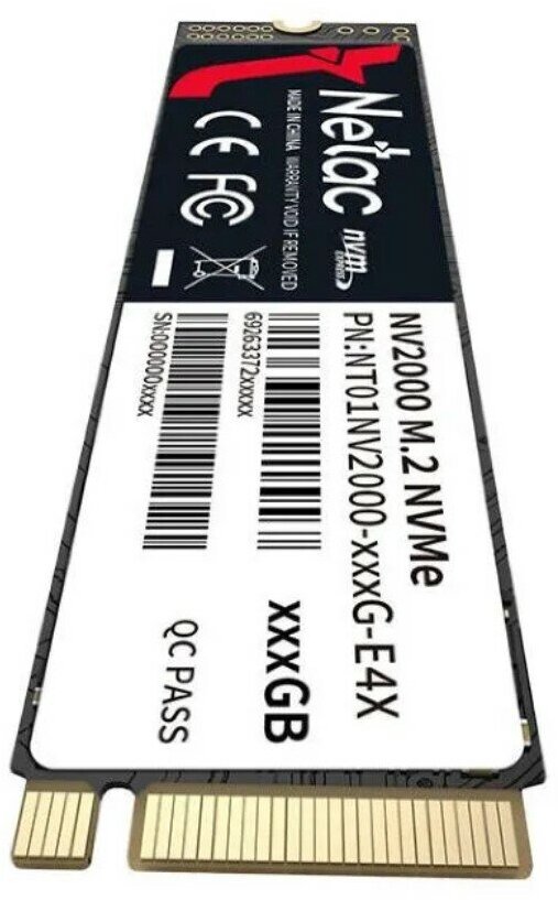 Накопитель SSD Netac M.2 2280 NV2000 NVMe PCIe 1Tb (NT01NV2000-1T0-E4X) - фото №8