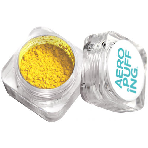 Aeropuffing, Сухой неоновый пигмент (желтый) 1 коробка светоотражающий серебряный порошок для ногтей flash disco алмазный хромовый пигмент окунающий порошок стразы для ногтей блестки