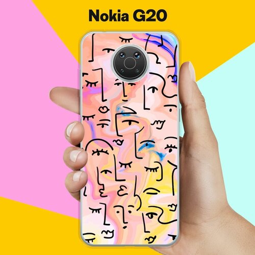 Силиконовый чехол на Nokia G20 Узор 70 / для Нокия Джи20 силиконовый чехол на nokia g20 узор 6 для нокия джи20