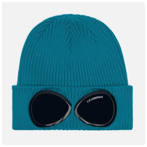 фото Шапка c.p. company cotton goggle голубой, размер one size