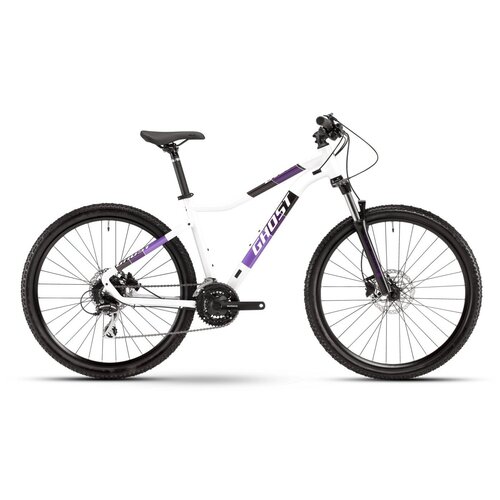 Женский велосипед Ghost Lanao Essential 27.5, год 2021, цвет Белый-Фиолетовый, ростовка 14.5