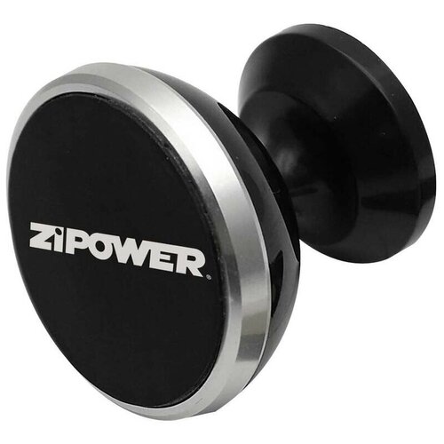 Магнитный держатель ZiPOWER PM6635, черный автодержатель д планшета zipower pm6617 присоска gelfix 115 205 мм