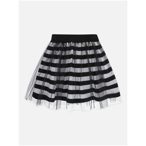 фото Юбка playtoday размер 98, черный/белый