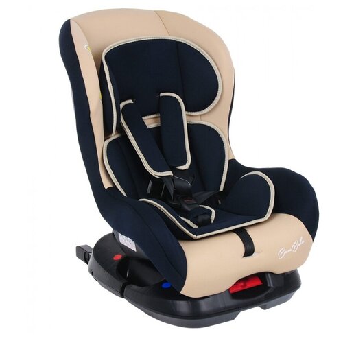 Автокресло группы 0+/1 (0-18кг) Bambola Bambino Isofix темно-синий/бежевый