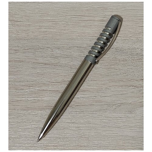 Ручка шариковая автоматическая металлический корпус черные чернила Senator New Spring Chrome
