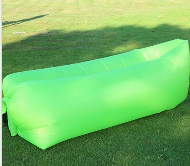 Надувной диван, ламзак, пляжный надувной диван с сумкой для хранения, зеленый