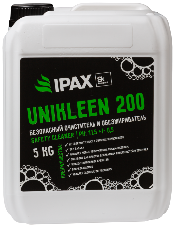 Универсальный очиститель и обезжириватель Unikleen 200, 5 кг (концентрат)