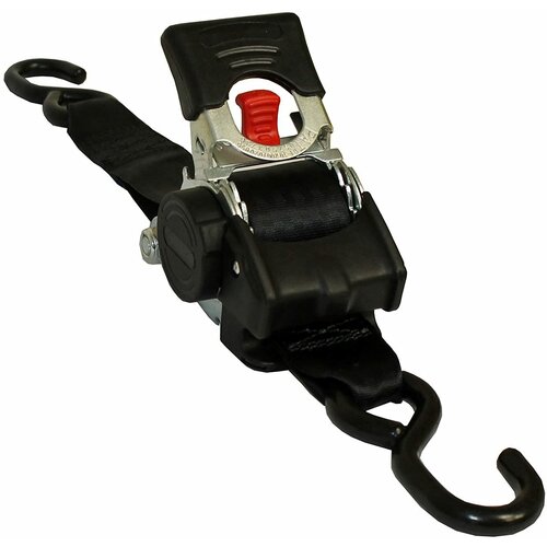 Стяжка груза (ремень крепления груза) самозатягивающаяся 0,5 тонны, ширина 25мм, длинна 3м (крюк-крюк)