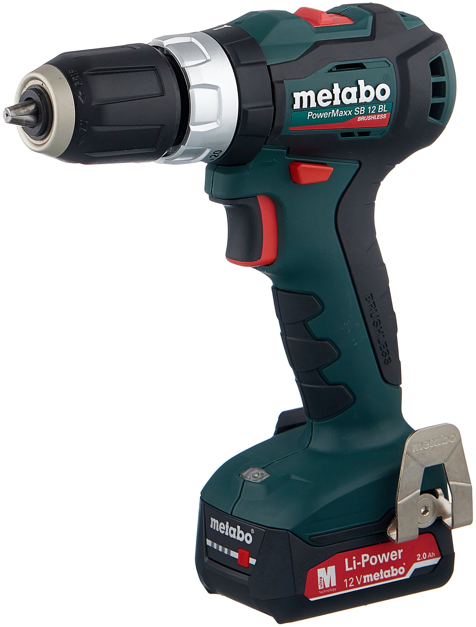 Аккумуляторная ударная дрель-шуруповерт Metabo PowerMaxx SB 12 BL 601077500